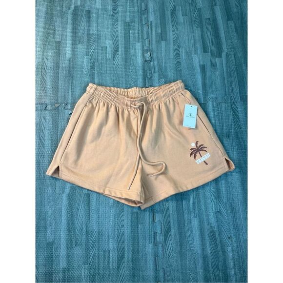 Volcom Shorts Just Chill Shorts With Pockets Women’s Size XS Peach - Picture 1 of 8